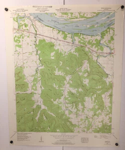 Vintage Pride Quadrangle Alabama 1954 Geological Survey Map Tennessee Valley  - Picture 1 of 8