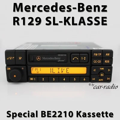 Original Mercedes R129 Radio Special BE2210 Becker Kassettenradio SL-Klasse W129 - Bild 1 von 4