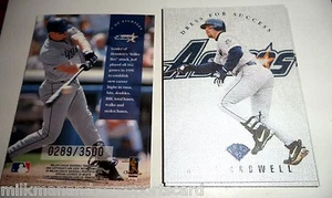1997 LEAF dress 4 success JEFF BAGWELL serial numbered INSERT CARD( #'d /3500) - Picture 1 of 1