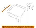 GM OEM Windshield-Reveal Molding Right 92212085