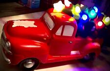 Holiday 20" Vintage Red Pick Up Truck Christmas Outdoor Blow Mold NEW