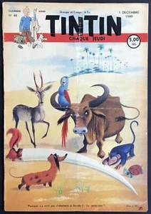 TINTIN Édition belge fascicule n°48 du 1er décembre 1949 État moyen - Bild 1 von 7