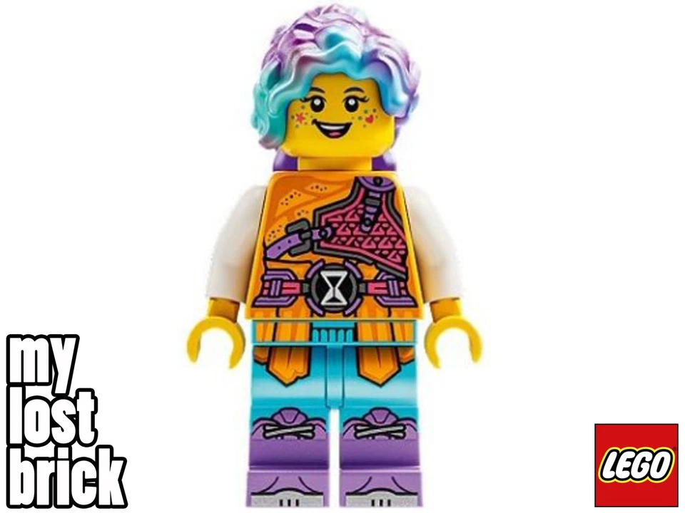 LEGO DREAMZzz - Minifigura Izzie túnica naranja brillante del set 71459 (drm032) -NUEVO Foto 1 de 1