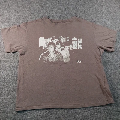 Camisa Blur Band Mujer Gris Mediano WooHoo Song 2 Camiseta Alt Rock Foto 1 de 4