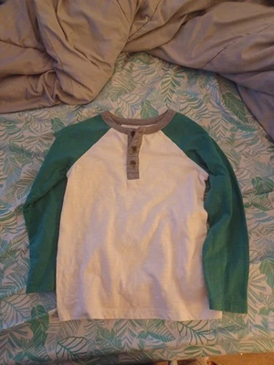 Camisa de manga larga azul marino antigua talla 4t para niños Foto 1 de 3