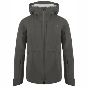 New KJUS FRX Shell Ski Jacket Mens M/50 Pewter/Green Waterproof Retail: $999 NWT - Picture 1 of 13