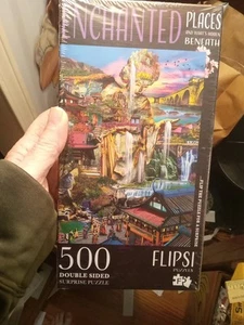 Flipsi Puzzle Luoghi Incantati e Cosa C'è Nascosto Sotto - Cascate Incantate Nuovo con scatola L2 - Foto 1 di 9