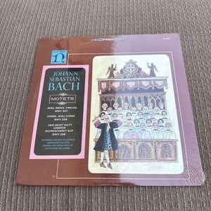 Gottfried Wolters Bach Motets w/ Shrink LP Vinyl Record Album - Picture 1 of 3