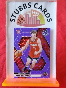 2024-25 Panini - Reed Sheppard #249 Mosaico Viola Fluorescente Prizm 112/249 (RC) - Foto 1 di 2