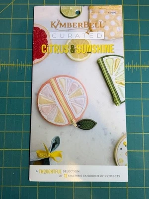Kimberbell Curated Citrus and Sunshine CD - 12 Machine Embroidery Projects - Image 1 of 2