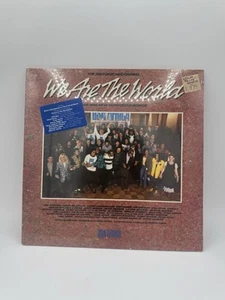 USA FOR AFRICA We Are The World LP 12" Vinyl Record w/ Hype Sticker 1985 Sealed - Picture 1 of 13