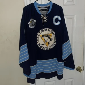 Pittsburgh Penguins Reebok 2011 Winter Classic/ Alt Jersey #66 Mario Lemieux XL - Picture 1 of 2