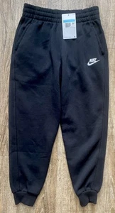 Nike Kids Club Fleece Jogger Sweatpants Black Sz Medium FD3008-010 - Picture 1 of 8