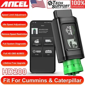 OBD2 Scanner Heavy Duty Diesel Truck Code Reader Idle Speed Limit Adjustment - Picture 1 of 15