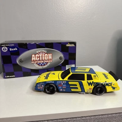 #3  Wrangler Jeans Dale Earnhardt 1984 Monte Carlo 1/24 Bank black windows - Image 1 of 4