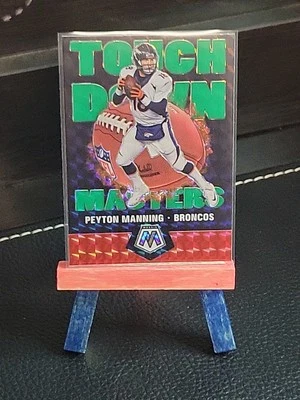 2020 Panini Mosaic - Touchdown Masters Peyton Manning #TM10 Mosaic Green - Image 1 of 2