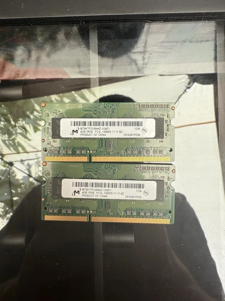 2x 4GB DDR3 PC3-12800 1600MHz Laptop Memory RAM SO-DIMM Tested - Image 1 of 3