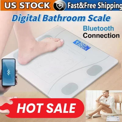 Smart Scale for Body Weight BMI Bluetooth Body Fat Scale Digital Bathroom Scale - Image 1 of 4