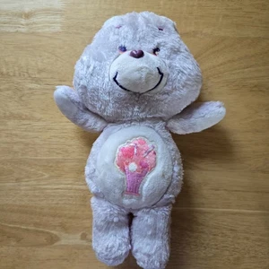 Vintage 1985 Care Bears Share Bear Plüsch 13 Zoll Kenner Milkshake Eisbecher lila Vintage - Bild 1 von 6