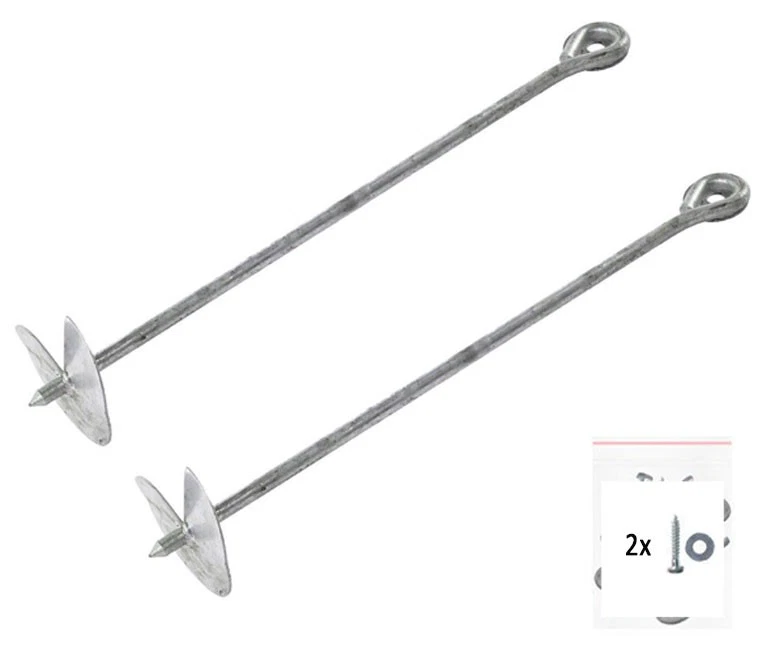 2x Bodenanker Spielturm 50 cm Schaukel Erdnagel Anker Erdanker Schaukelanker - Bild 1 von 1