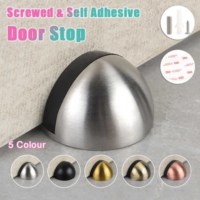 Türstopper Geschraubt & selbstklebend Boden Wand Oval Stopper Gummipuffer Stoppe - Bild 1 von 4