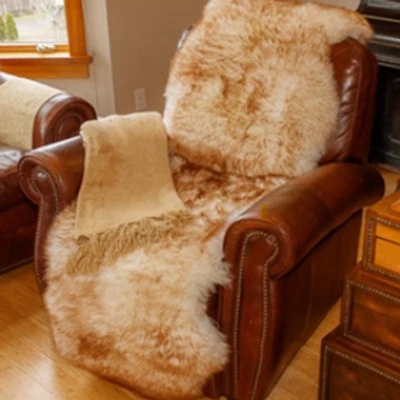 PIELES/ALFOMBRAS PIEL DE OVEJA - PELO LARGO - VARIEDAD DE COLORES Foto 1 de 4