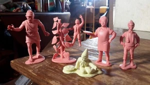 Original Marx "Fairy Tales & Nursery Rhymes" beanstalk pie figures Playset - Picture 1 of 5