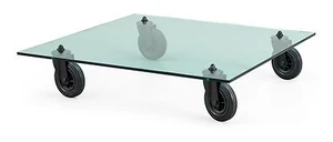 Fontana Arte, Tisch mit Rädern 100x150, Gae Aulenti, 1980 - Bild 1 von 1