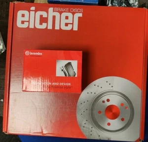 FÜR MINI LUKE JOHN COOPER WORKS F56 HINTERE SCHEIBEN 335 MM & BREMBO PADS - Bild 1 von 1