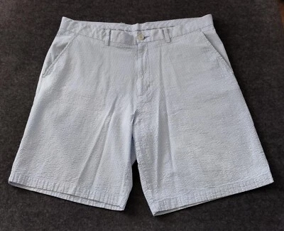 Ashworth Golf men's seersucker shorts (waist size 38) - Image 1 of 4