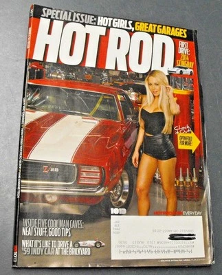 HOT ROD MAGAZINE OCT 2013 SPECIAL ISSUE HOT GIRLS GREAT GARAGES COOL MAN CAVES - Image 1 of 4