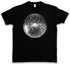 DISCO LIGHT I T-SHIRT Retro Oldies Music Music Nerd Techno Indie Electro Wave - Picture 1 of 2
