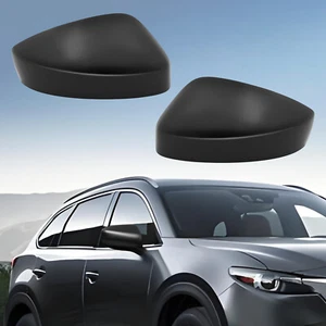 2x Exterior Mirror Cover Left+Right Sides Mirror Cover For 2016-2023 Mazda CX-5 - Foto 1 di 11
