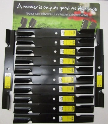 12 USA XHT BLADES FOR SCAG 482881 48111 481708 481712 482787 61" NEW STYLE AIR  - Image 1 of 3