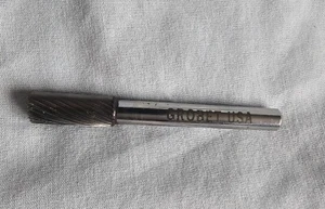Grobet SA2 5/16" X 3/4" Cylindrical Carbide Burr 1/4 Shank 32.549 - Picture 1 of 3