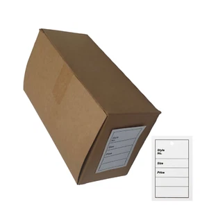 Boleto de stock de referencia/ropa sin colgar sin perforar/etiquetas/servicio ligero - Imagen 1 de 2