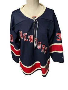 Reebok Youth Size L/XL NHL NY Rangers Henrik Lundqvist Jersey - Picture 1 of 16