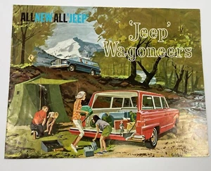 1962 Jeep Wagoneer Jeep Kaiser Jeep Corp Color Car Dealer Brochure - Foto 1 di 5