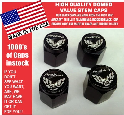 Billet Pontiac Firebird Trans Am TransAm Branco - Tampa de haste de válvula preta - SEM ABS - Imagem 1 de 2