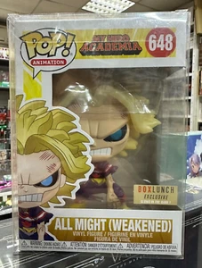ALL MIGHT WEAKENED FUNKO POP 648 BOX LUNCH EXCLUSIVE OTTIMO RARO!!! - Foto 1 di 5