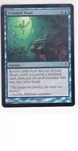 MTG 4X FOIL WORLDWAKE TREASURE HUNT MINT MAGIC THE GATHERING CARD BLUE ENGLISH - Picture 1 of 6