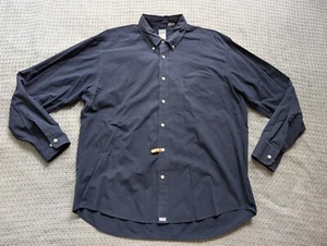 J Crew Shirt Men Extra Large Blue Poplin Button Down Long Sleeve Classic Fit - Picture 1 of 16