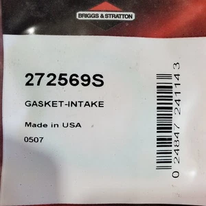 Genuine Briggs & Stratton 272569S Intake Gasket x3 - Picture 1 of 4