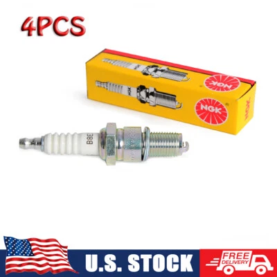 QTY 4 PCS For YAMAHA 88-00 YFS200 Blaster NGK Spark Plugs (4) B8ES #2411 - Image 1 of 4