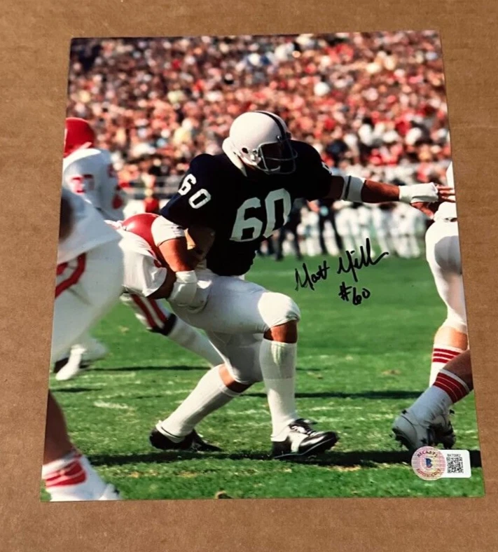 MATT MILLEN SIGNED PENN STATE NITTANY LIONS 8X10 PHOTO BECKETT CERTIFIED #2 - Image 1 of 1