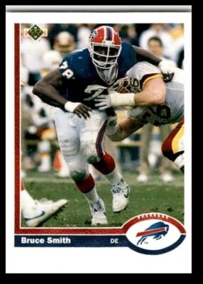 1991 Upper Deck Bruce Smith Buffalo Bills #174 - Image 1 of 2
