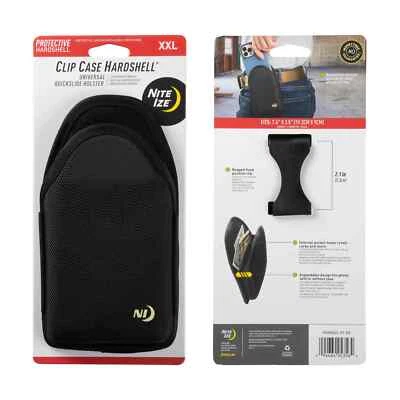 Nite Ize Clip Case Hardshell Universal QuickSlide Holster XXL Belt Clip Phone - Image 1 of 4