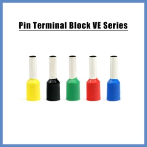0.5mm²-16mm² Pin Type Terminal VE Series Tube Length 8mm 12mm Crimped Connector - Picture 1 of 3