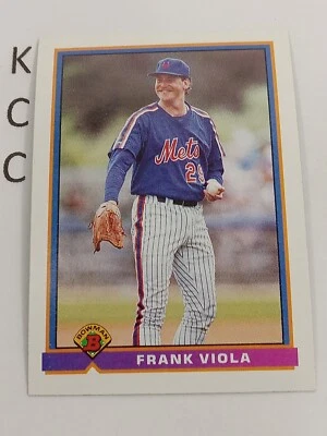 1991 Bowman Baseball #477 Frank Viola New York Mets - Image 1 of 2