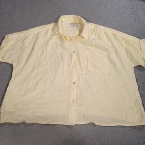 C&C California Bluse Oberteil Damen XL gelb Strand Boho tropisch Baumwolle - Bild 1 von 9